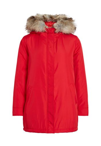 VILA Parka invernale 'Loui'  rosso / beige sfumato