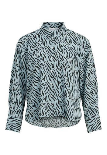 VILA Camicia da donna 'FREDA'  blu pastello / nero