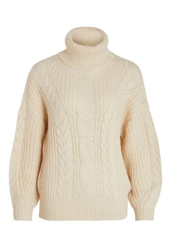 VILA Pullover extra large 'TRIPS'  beige