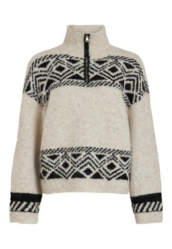 VILA Pullover 'FINKA'  beige / nero