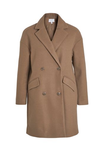 VILA Cappotto di mezza stagione 'Novi'  beige / bianco