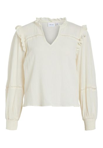 VILA Camicia da donna 'Alia'  crema