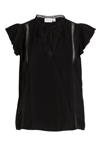 VILA Camicia da donna 'LUCIA'  nero