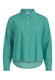 VILA Camicia da donna 'Malene'  verde / bianco