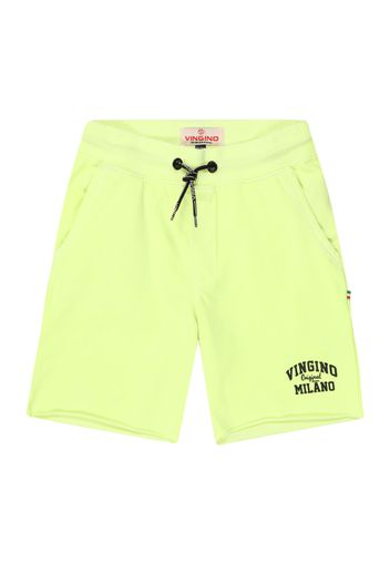 VINGINO Pantaloni  giallo neon / nero