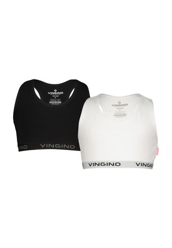 VINGINO Reggiseno  nero / bianco