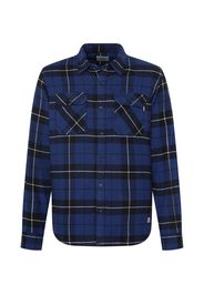 Vintage Industries Camicia 'Sem'  navy / nero