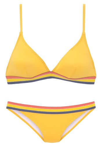 VIVANCE Bikini  giallo / argento / blu scuro / rosa