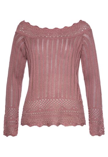 VIVANCE Top in maglia  rosé