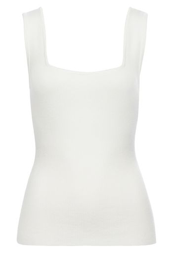 VIVANCE Top in maglia 'Twin'  bianco