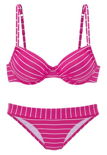 VIVANCE Bikini  rosa / bianco