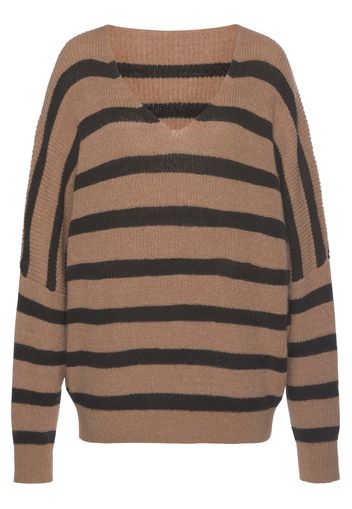 VIVANCE Pullover  camello / nero