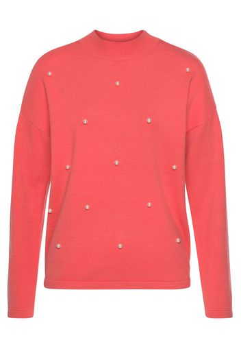 VIVANCE Pullover  corallo / bianco perla