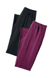 VIVANCE Pantaloncini da pigiama  mora / nero