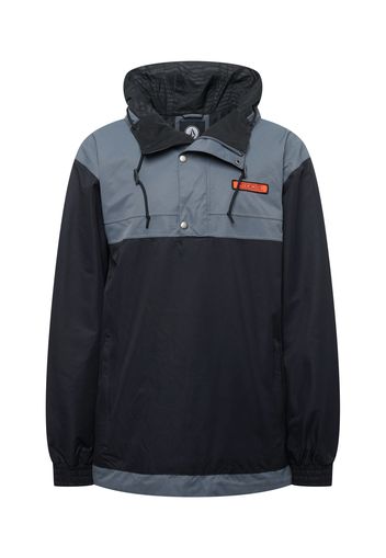 Volcom Giacca per outdoor 'LONGO'  grigio / arancione / nero