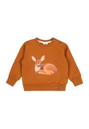 Walkiddy Felpa 'FAWNS'  marrone / nero / bianco / ocra