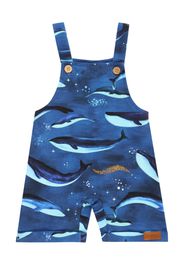 Walkiddy Tuta  navy / acqua / blu colomba / broccato