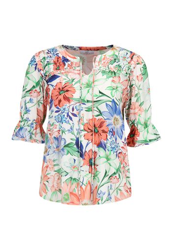 Wallis Petite Camicia da donna  corallo / bianco / verde / lilla scuro