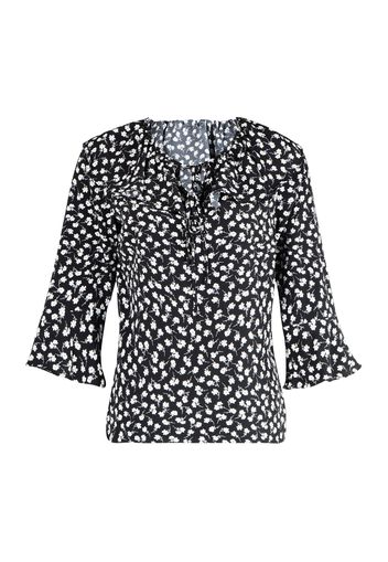 Wallis Camicia da donna  nero / bianco