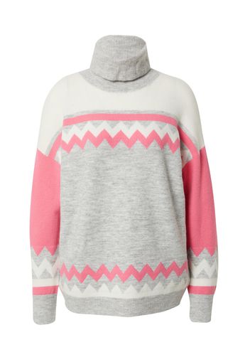 Wallis Pullover  grigio sfumato / rosa / bianco