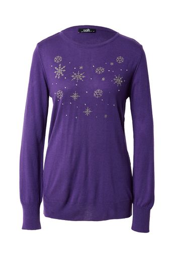 Wallis Pullover  lilla scuro / argento