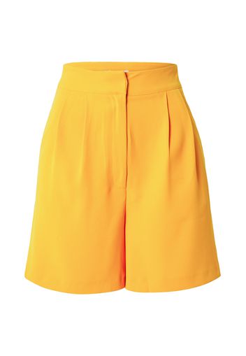 Warehouse Pantaloni con pieghe  arancione chiaro