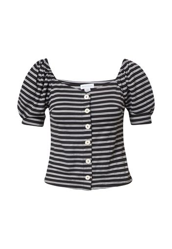 Warehouse Camicia da donna  nero / bianco