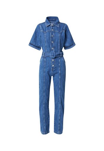 Warehouse Tuta jumpsuit  blu denim