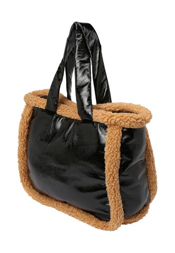 Warehouse Borsa a mano 'Borg'  nero / beige