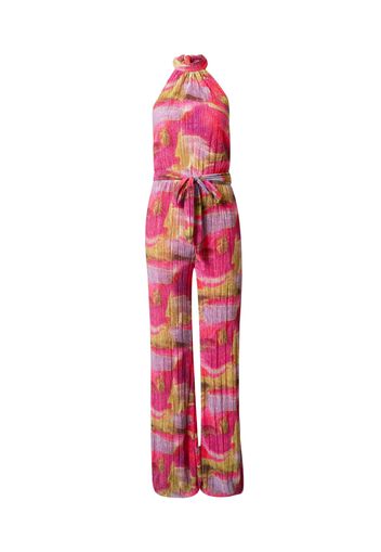 Warehouse Tuta jumpsuit  oro / lilla chiaro / rosa / rosso