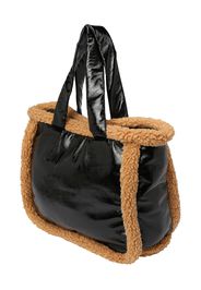 Warehouse Borsa a mano 'Borg'  nero / beige