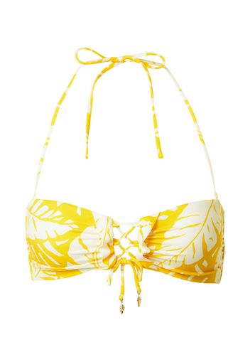 watercult Top per bikini  bianco / giallo