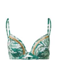 watercult Top per bikini  smeraldo / bianco / oro