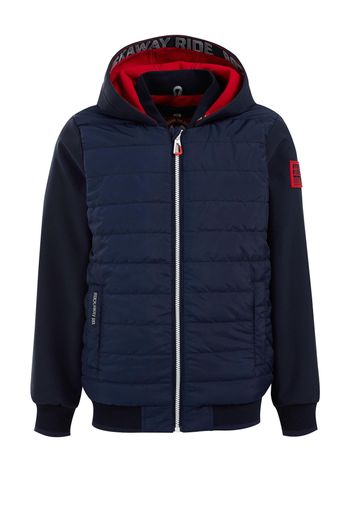 WE Fashion Giacca di mezza stagione  navy / blu scuro / rosso