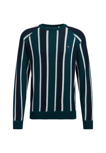 WE Fashion Pullover  navy / giallo / verde scuro / bianco