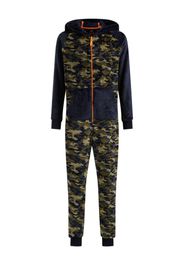 WE Fashion Tuta da jogging  blu / cachi