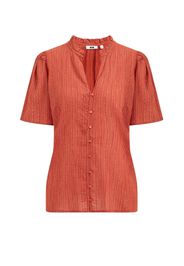 WE Fashion Camicia da donna  ruggine / argento