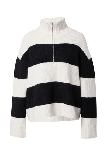 WEEKDAY Pullover 'Stay'  nero / bianco