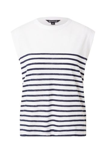 Whistles Top 'BRETON'  bianco / navy