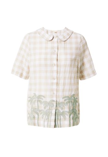 WHITE STUFF Camicia da donna 'Lana'  camello / beige / verde erba