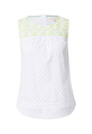 WHITE STUFF Top 'Georgie'  bianco / verde chiaro / blu