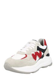 WOMSH Sneaker bassa 'NEW START'  bianco / grigio chiaro / rosso / nero