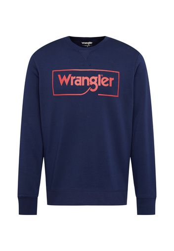 WRANGLER Felpa  navy / rosso