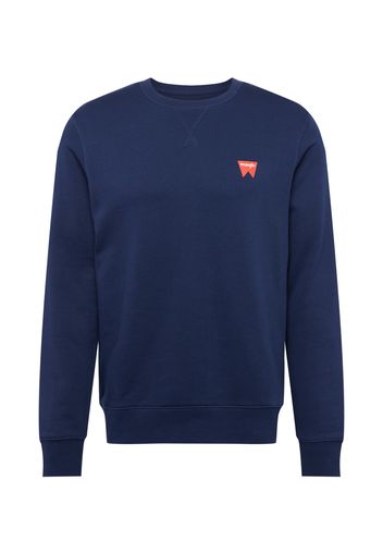 WRANGLER Felpa 'SIGN OFF'  navy / rosso / bianco