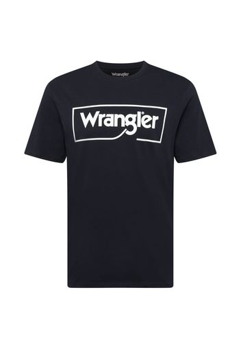 WRANGLER Maglietta  nero / bianco