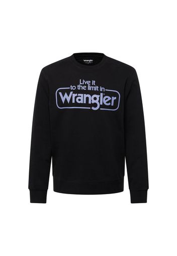 WRANGLER Felpa  lilla chiaro / nero