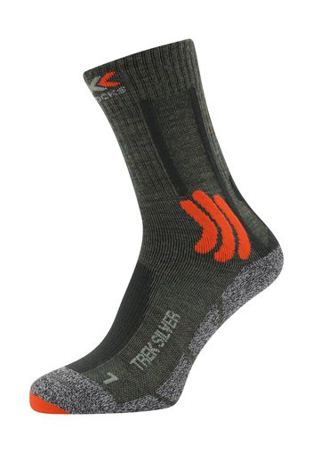 X-SOCKS Calzino sportivo  oliva / rosso arancione / grigio sfumato / nero