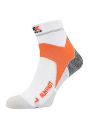 X-SOCKS Calzino sportivo  bianco / arancione chiaro / nero / grigio sfumato