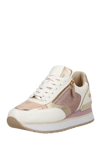 Xti Sneaker bassa  crema / oro / rosa / bianco