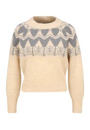 Y.A.S Petite Pullover 'VERA'  champagne / grigio